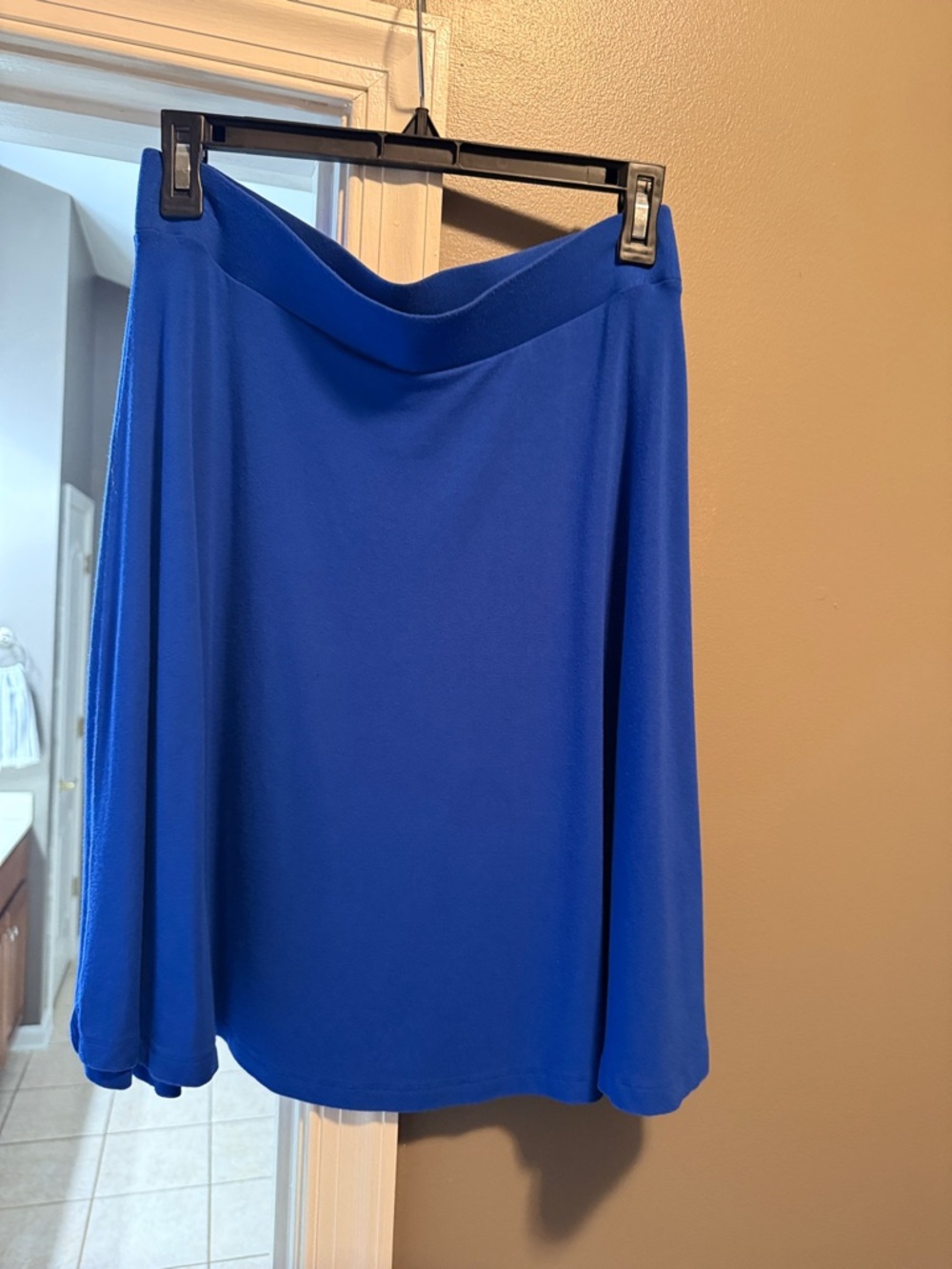 New York & Company Royal Blue A-Line Skirt